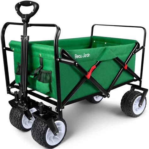 foldable yard cart with wheels